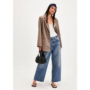 Citizens of Humanity Ayla Raw Hem Crop Jeans in Doheny Wash Size 29